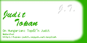 judit topan business card